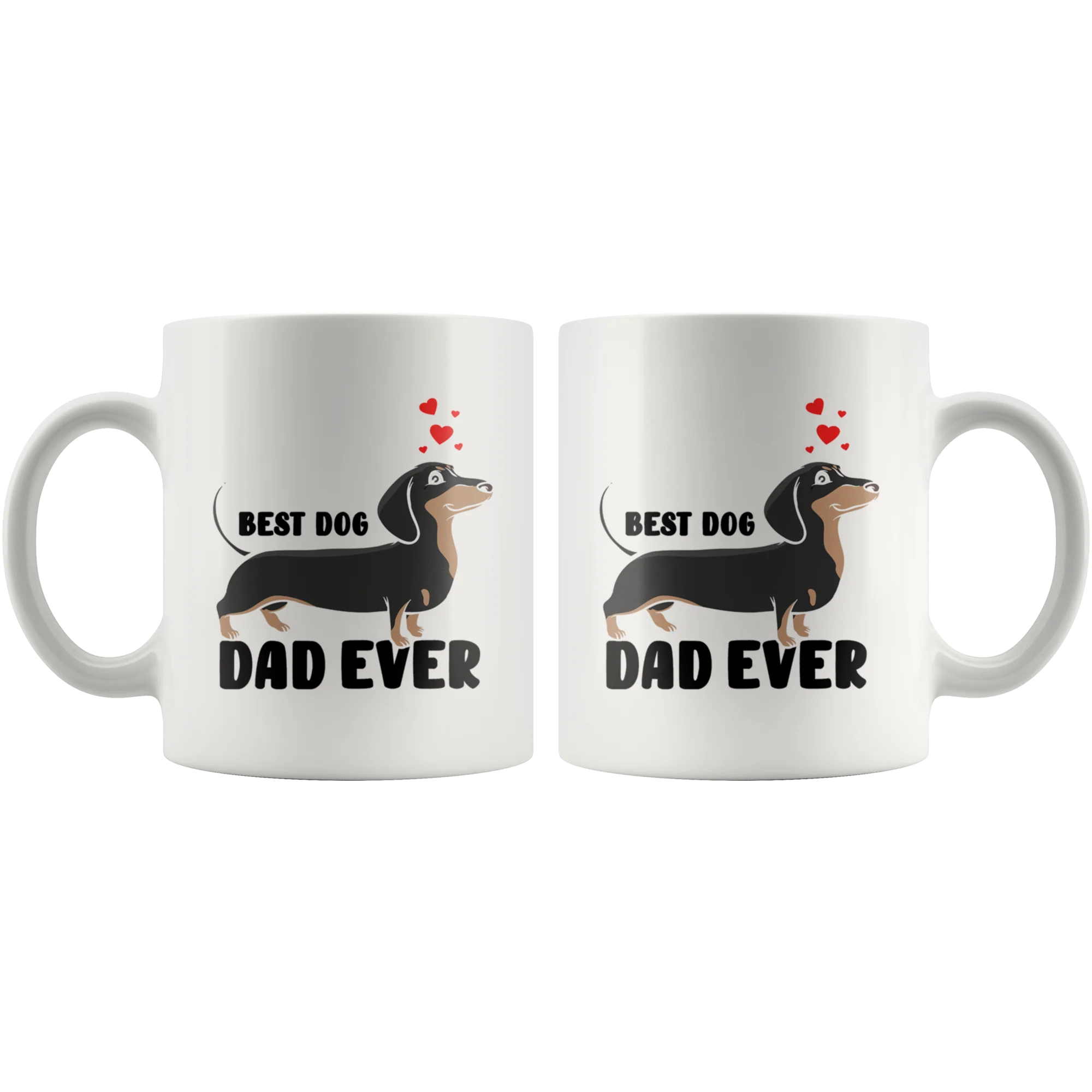 Best Dachshund Dad - Mug - Image 4