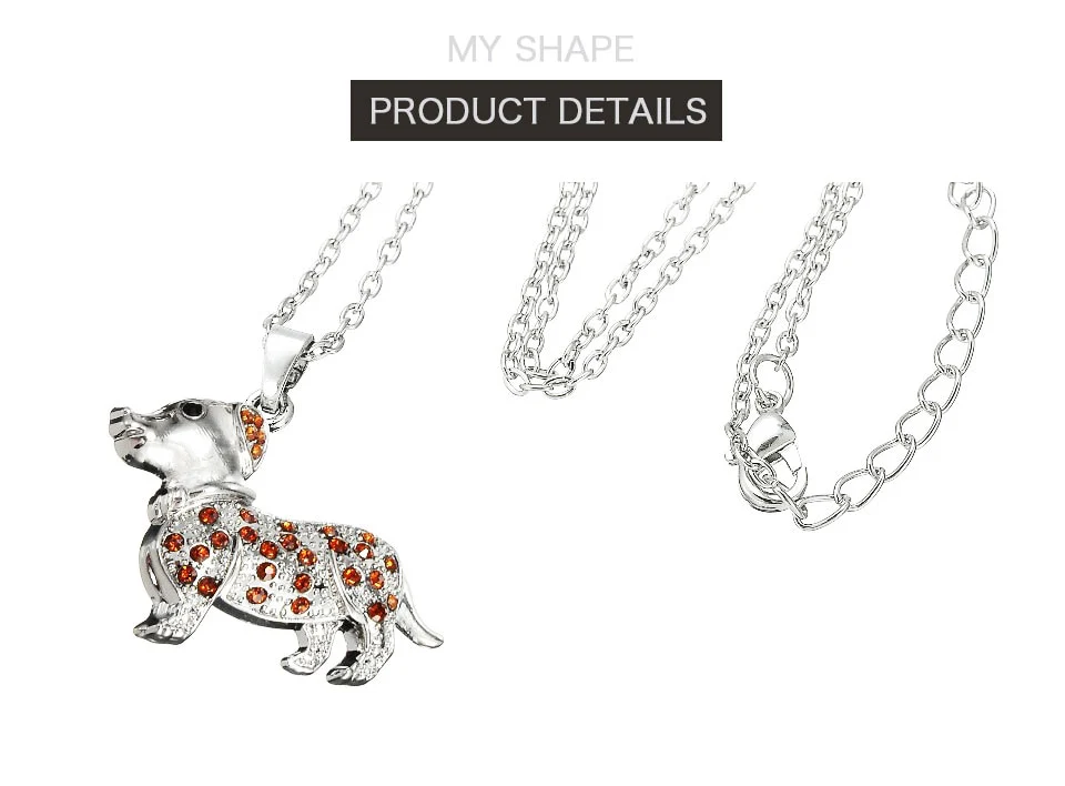 Dachshund Chain Necklace Silver Plated Jewelry - Image 10