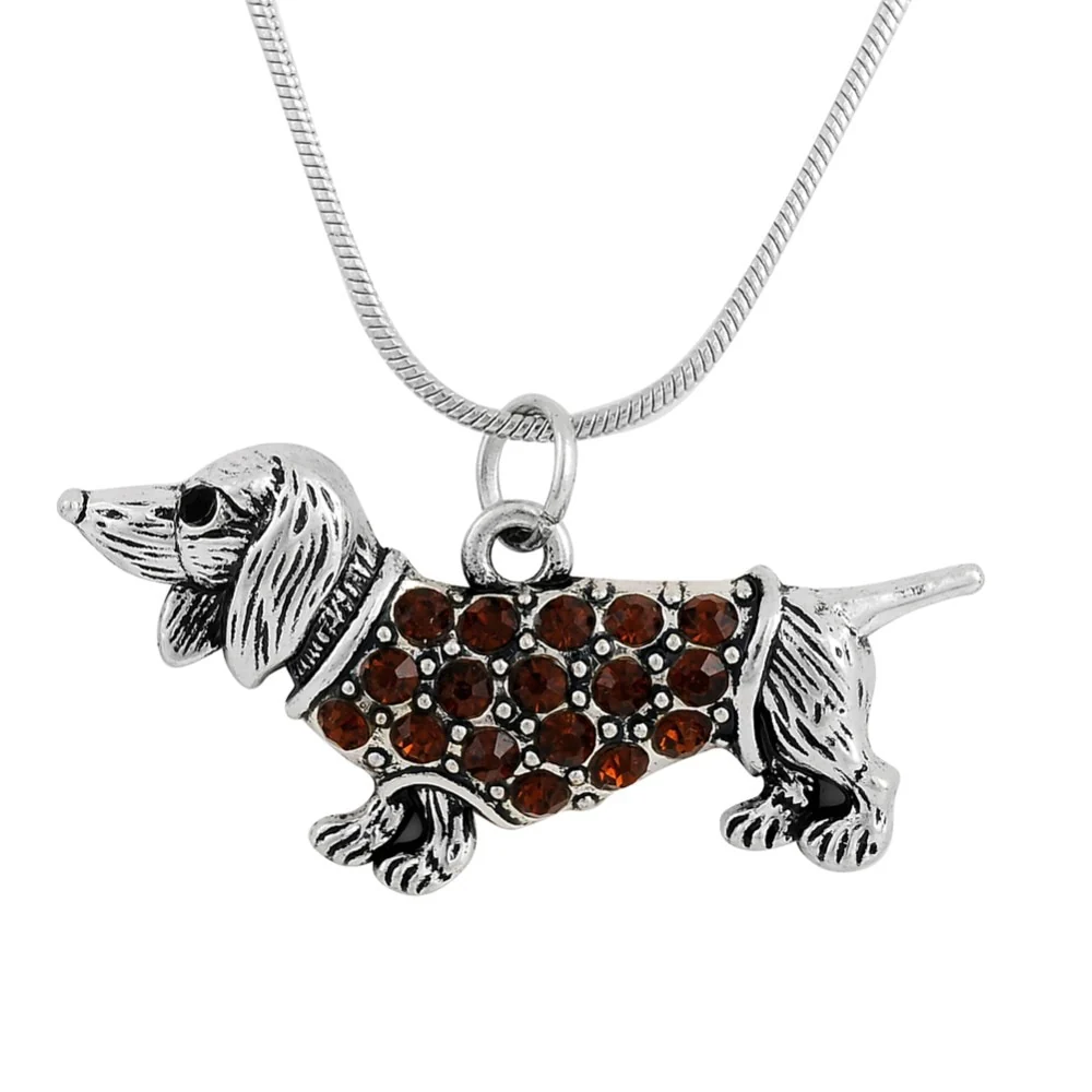 Dachshund Chain Necklace Silver Plated Jewelry - Image 6