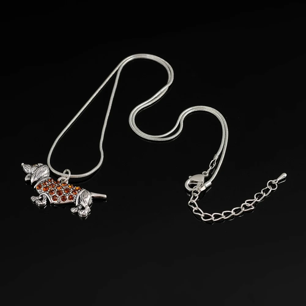Dachshund Chain Necklace Silver Plated Jewelry - Image 7