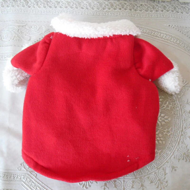 Dachshund Christmas Costume Santa Claus Design Standing Cloth - Image 3
