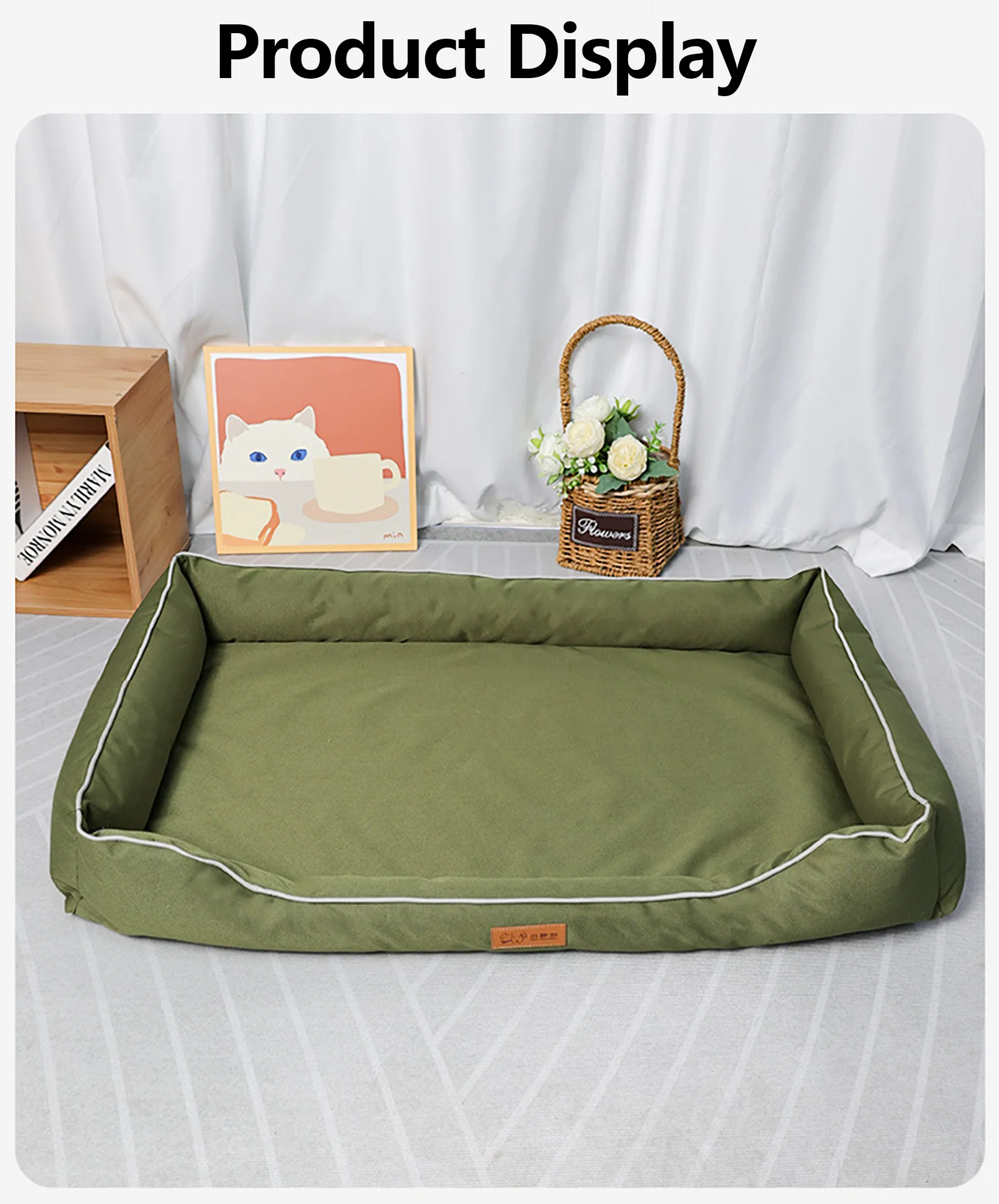 Dachshund Comfort Bed – Durable Waterproof Oxford Fabric Bed - Image 10