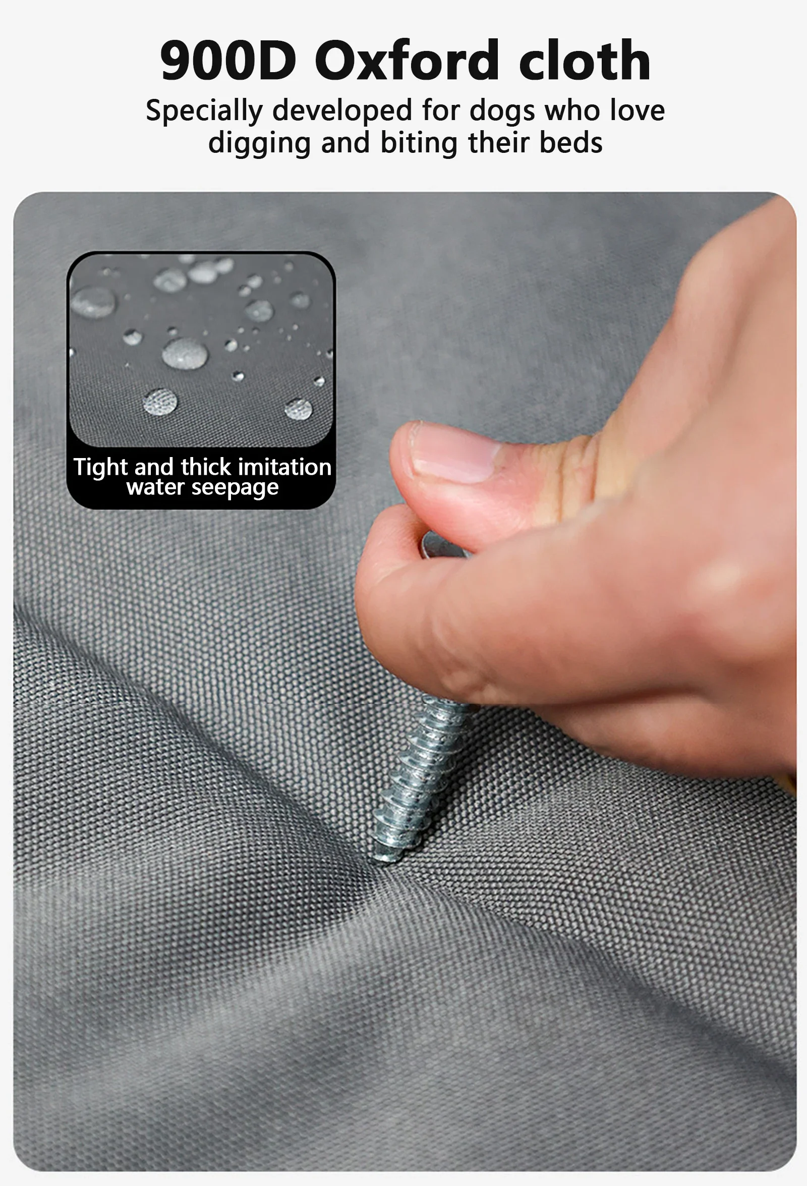 Dachshund Comfort Bed – Durable Waterproof Oxford Fabric Bed - Image 13