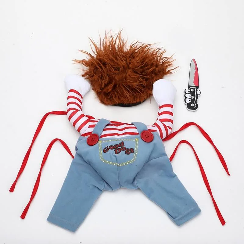 Dachshund Cosplay Halloween Costume - Chucky Costume - Image 3