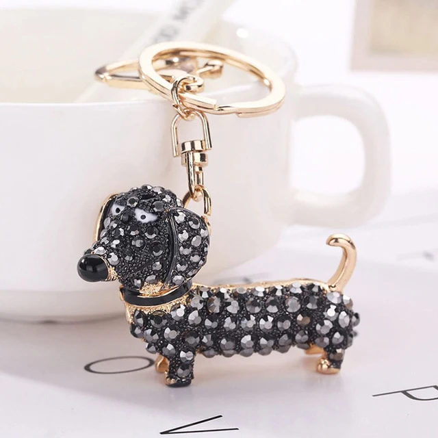 Dachshund Keychain I Charm Pendant Keyring - Image 10