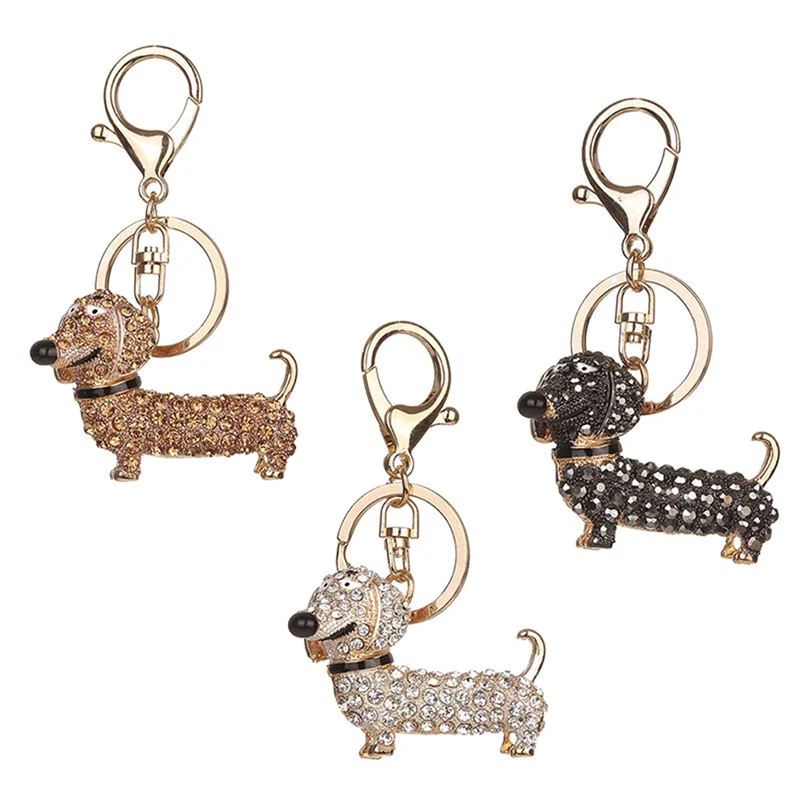 Dachshund Keychain I Charm Pendant Keyring - Image 14