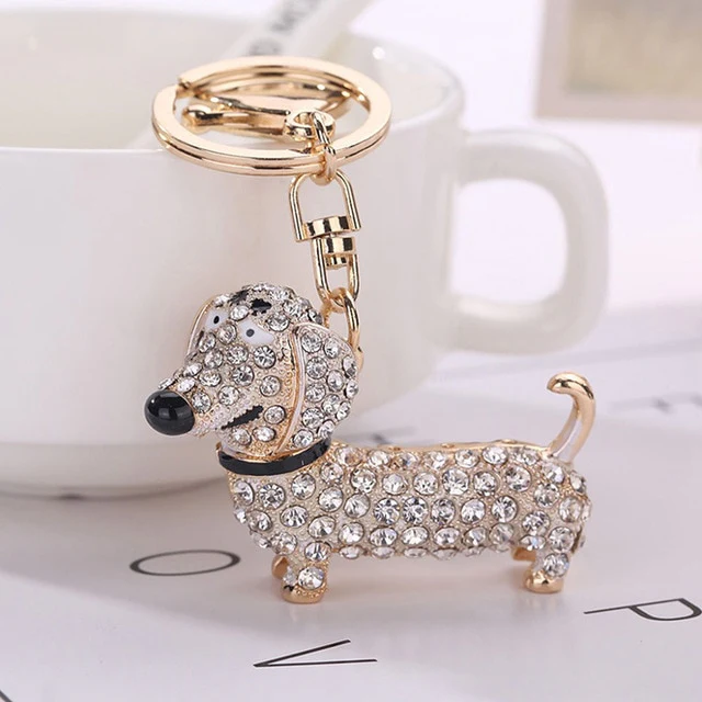 Dachshund Keychain I Charm Pendant Keyring - Image 3