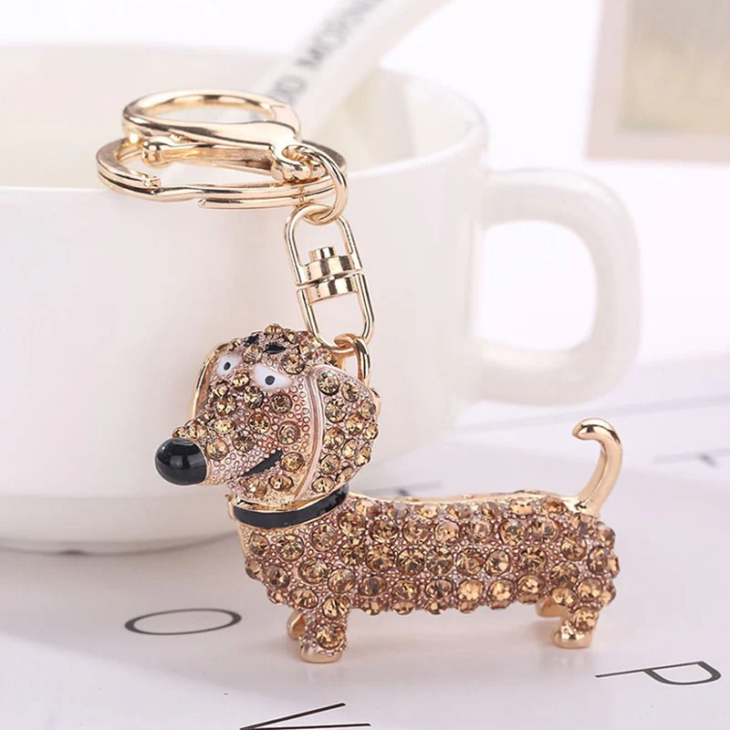 Dachshund Keychain I Charm Pendant Keyring - Image 7