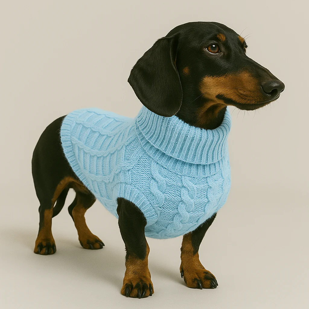 Dachshund Knitwear Winter Sweater - Image 7