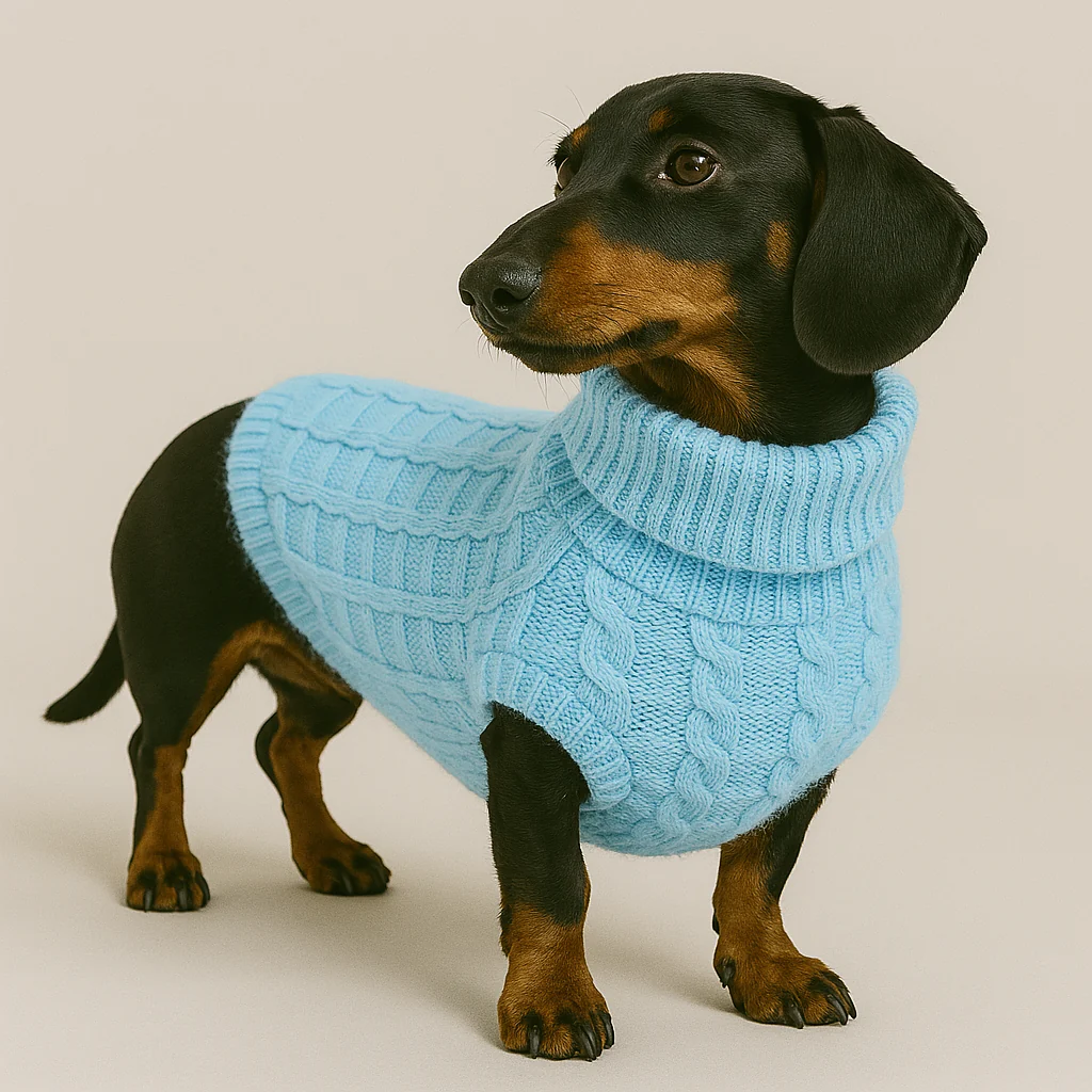 Dachshund Knitwear Winter Sweater - Image 8