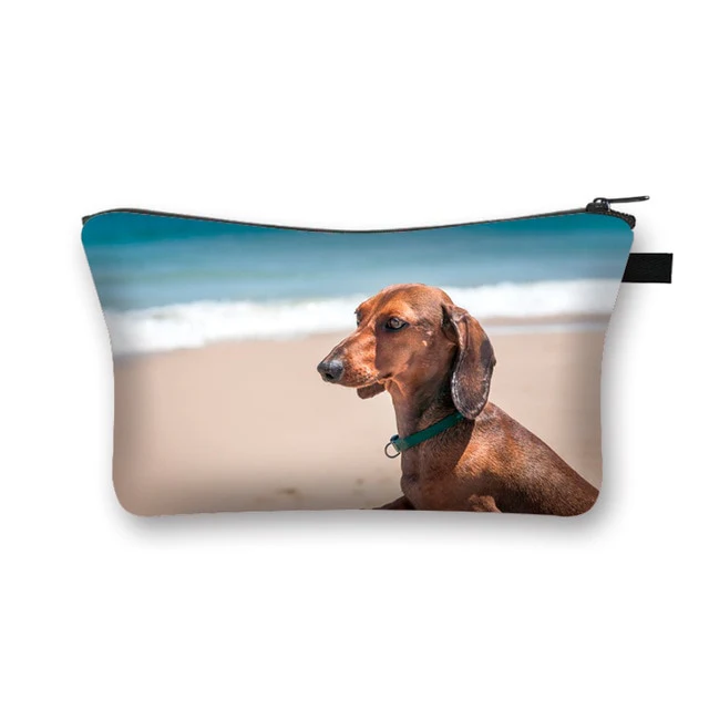 Dachshund Makeup Bag Travel Organizer Cosmetic Bag - Image 13