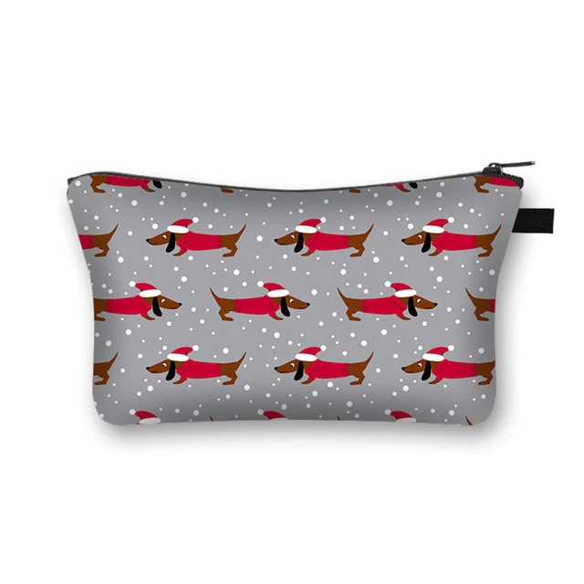 Dachshund Makeup Bag Travel Organizer Cosmetic Bag - Image 17