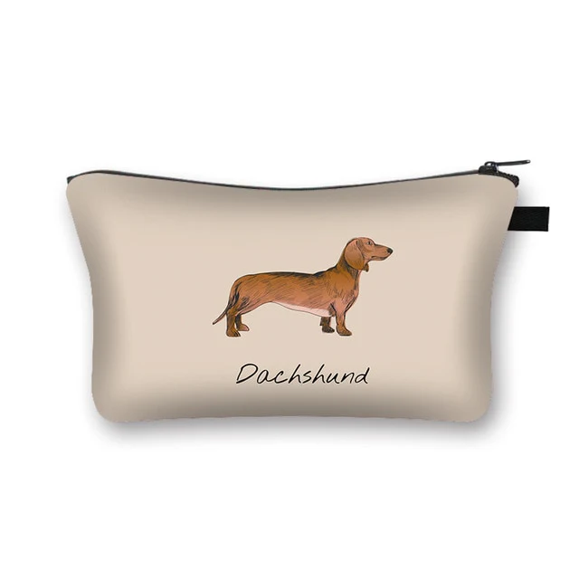 Dachshund Makeup Bag Travel Organizer Cosmetic Bag - Image 23