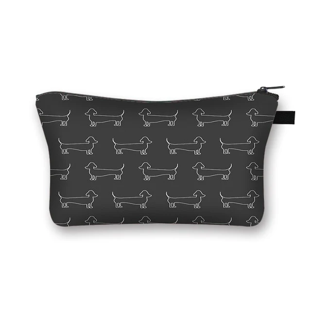 Dachshund Makeup Bag Travel Organizer Cosmetic Bag - Image 27