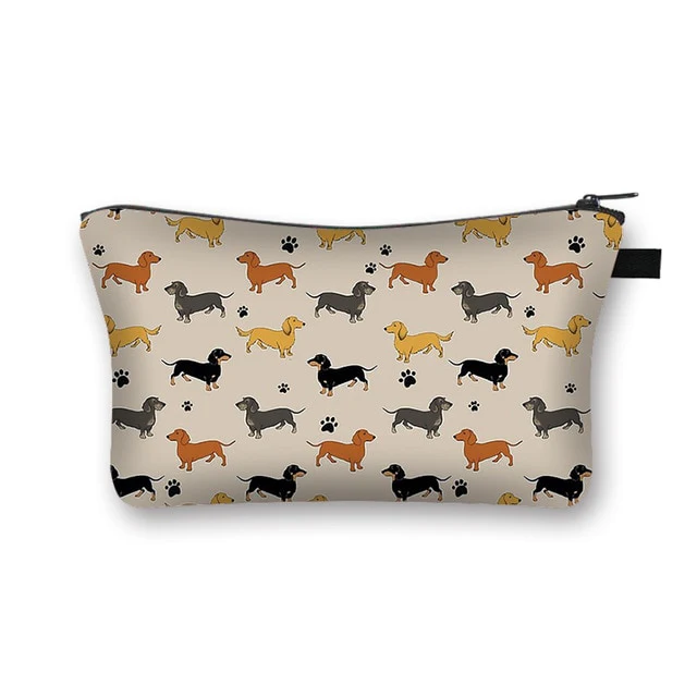 Dachshund Makeup Bag Travel Organizer Cosmetic Bag - Image 28