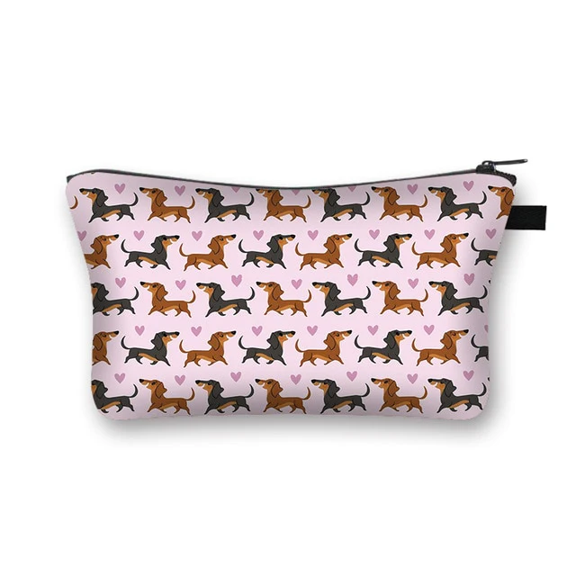 Dachshund Makeup Bag Travel Organizer Cosmetic Bag - Image 29