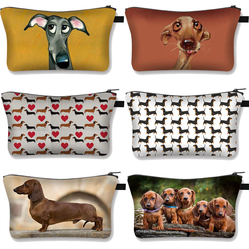 Dachshund Makeup Bag Travel Organizer Cosmetic Bag - Image 5