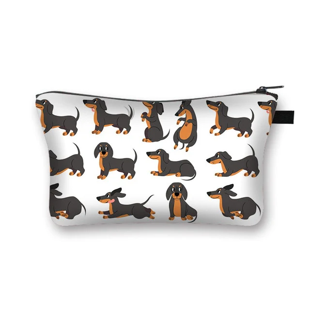 Dachshund Makeup Bag Travel Organizer Cosmetic Bag - Image 6