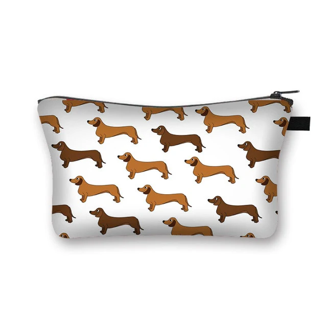 Dachshund Makeup Bag Travel Organizer Cosmetic Bag - Image 7