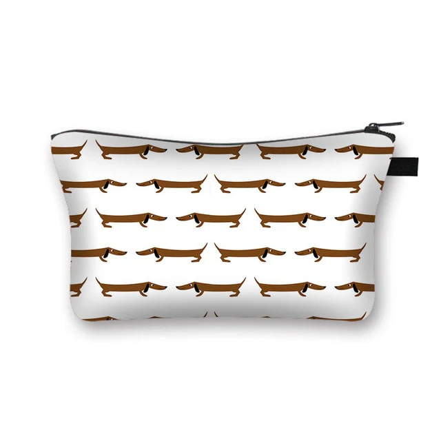 Dachshund Makeup Bag Travel Organizer Cosmetic Bag - Image 8