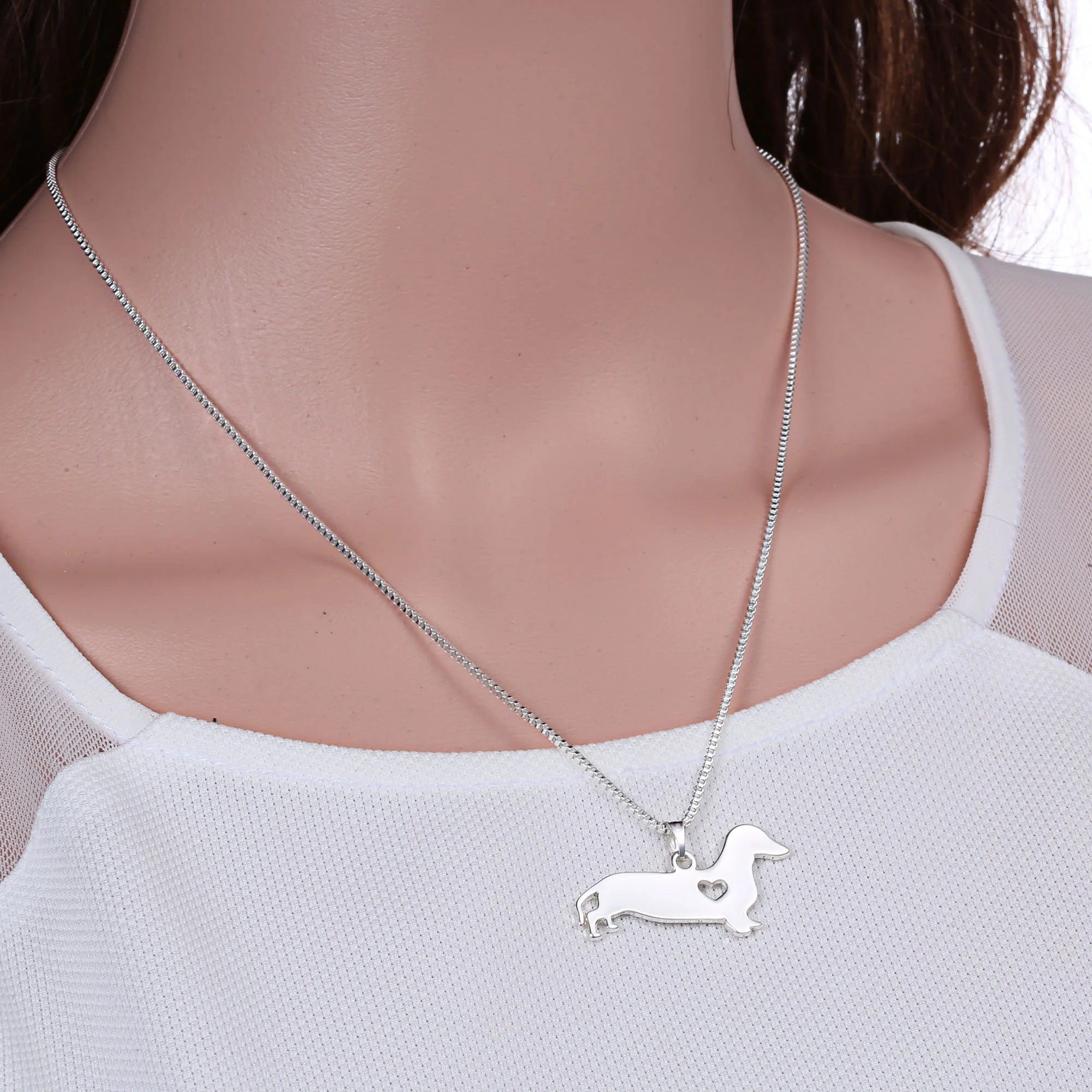 Dachshund Necklace Zinc Alloy - Image 3