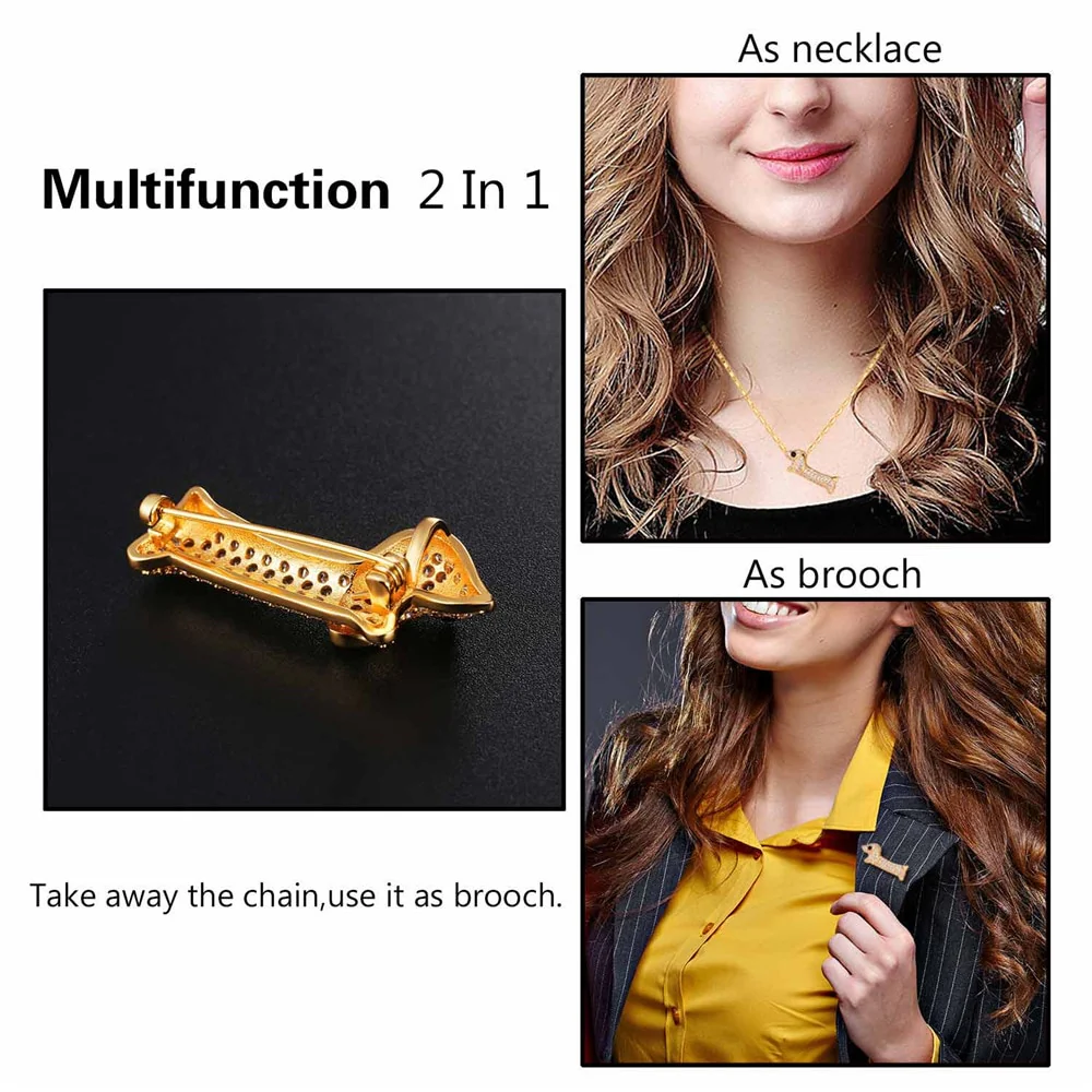 Dachshund Pendant Necklace for Women - Image 4