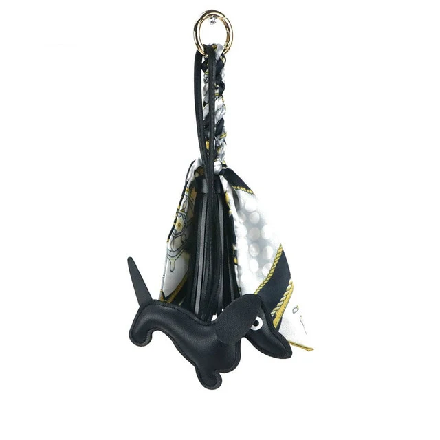 Dachshund PU Leather Keychain I Key Holder Accessories - Image 12