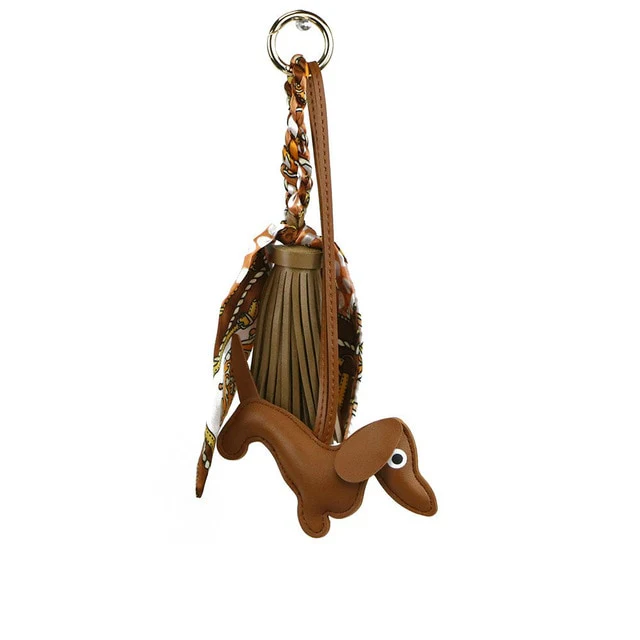 Dachshund PU Leather Keychain I Key Holder Accessories - Image 14