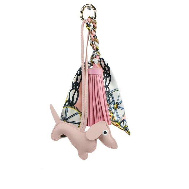 Dachshund PU Leather Keychain I Key Holder Accessories - Image 25