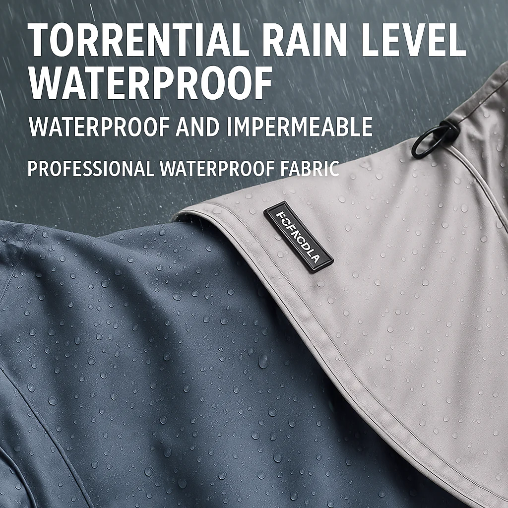 DachDrop Dachshund Raincoat with Hood – Waterproof Adjustable Outdoor Cloak - Image 6