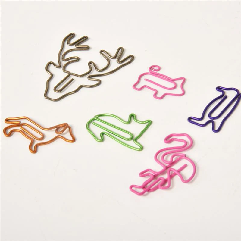 Dachshund Shaped Golden Paper Clips 1 Pack - Image 3