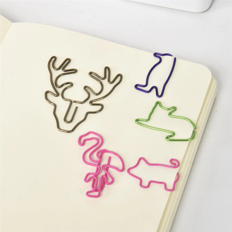 Dachshund Shaped Golden Paper Clips 1 Pack - Image 5