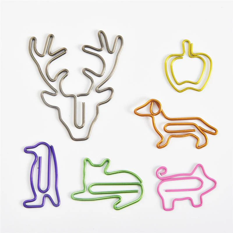 Dachshund Shaped Golden Paper Clips 1 Pack - Image 7