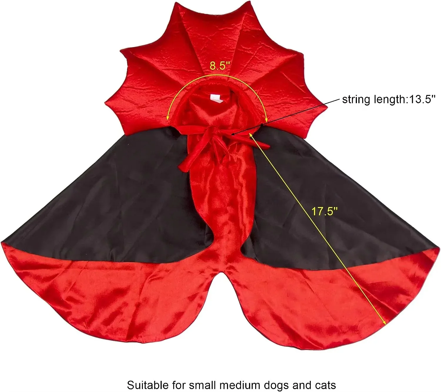 VamPuff Dachshund Vampire Cloak Costume – Halloween Dog Outfit - Image 5
