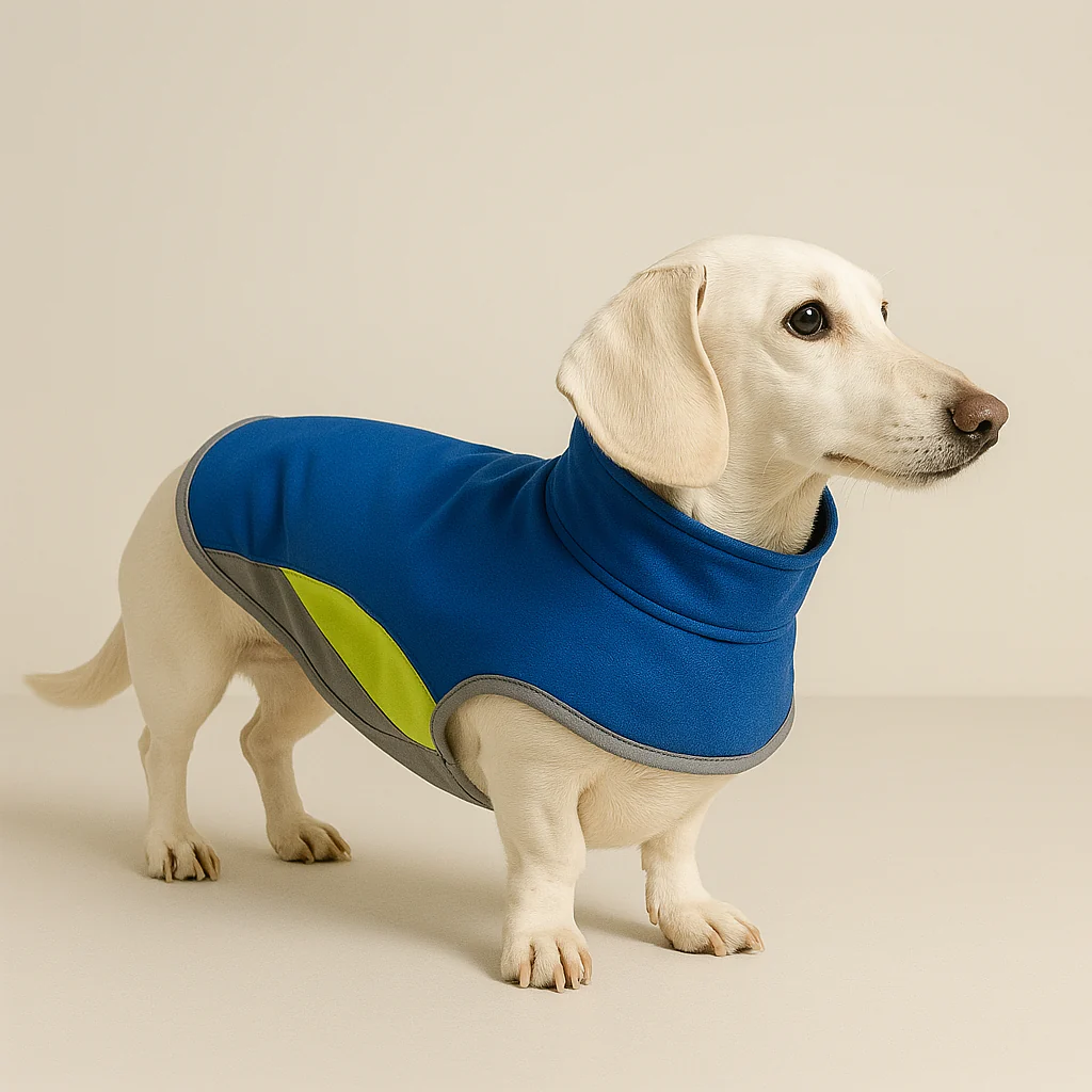 Dachshund Waterproof Coat Jacket With Reflective Trim for Night Safety - Image 3
