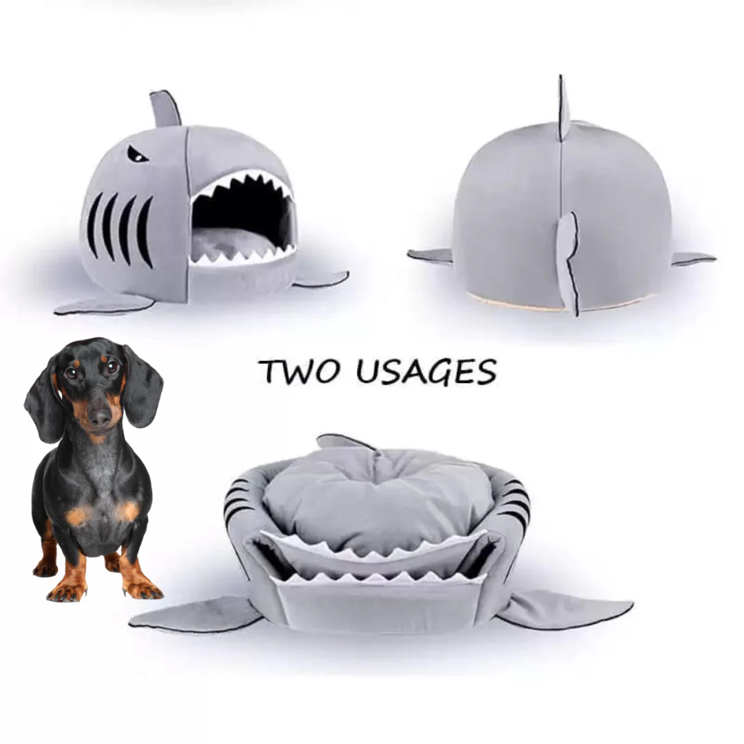 Doxie Shark Bed – Unique Shark Design for Ultimate Dachshund Comfort - Image 7