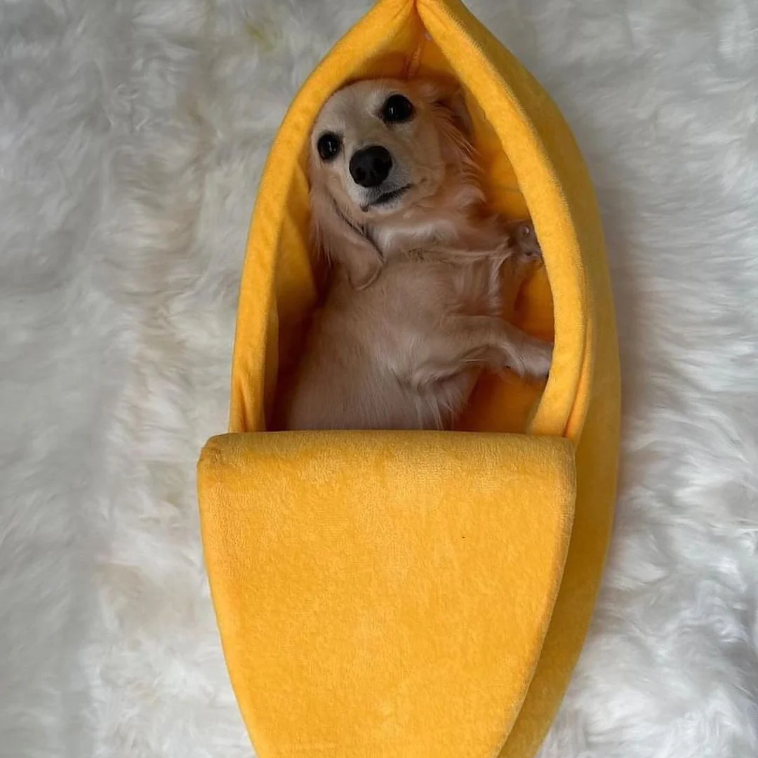 DoxieNest Dachshund Banana Bed - Image 3