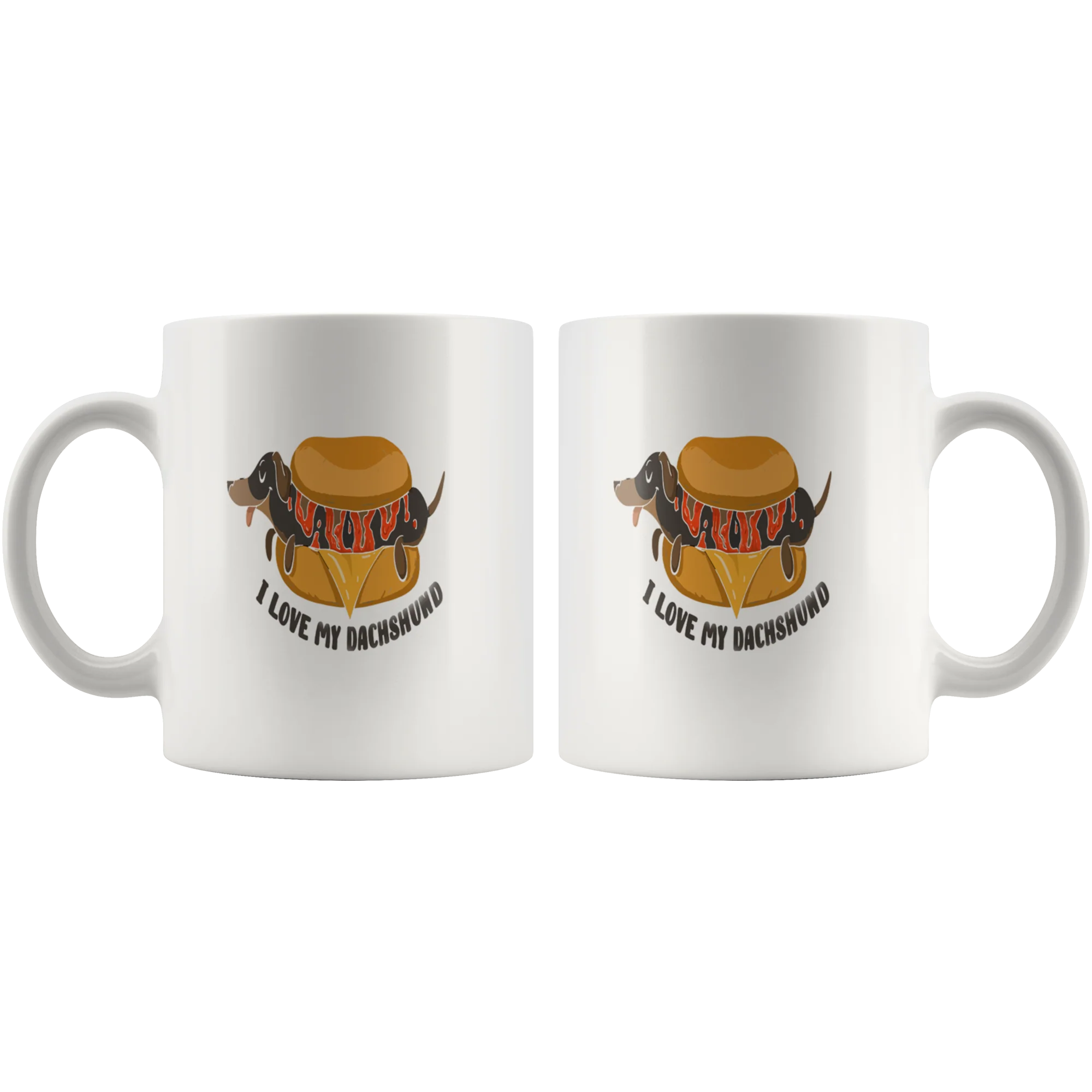 I love my Dachshund - Mug - Image 4