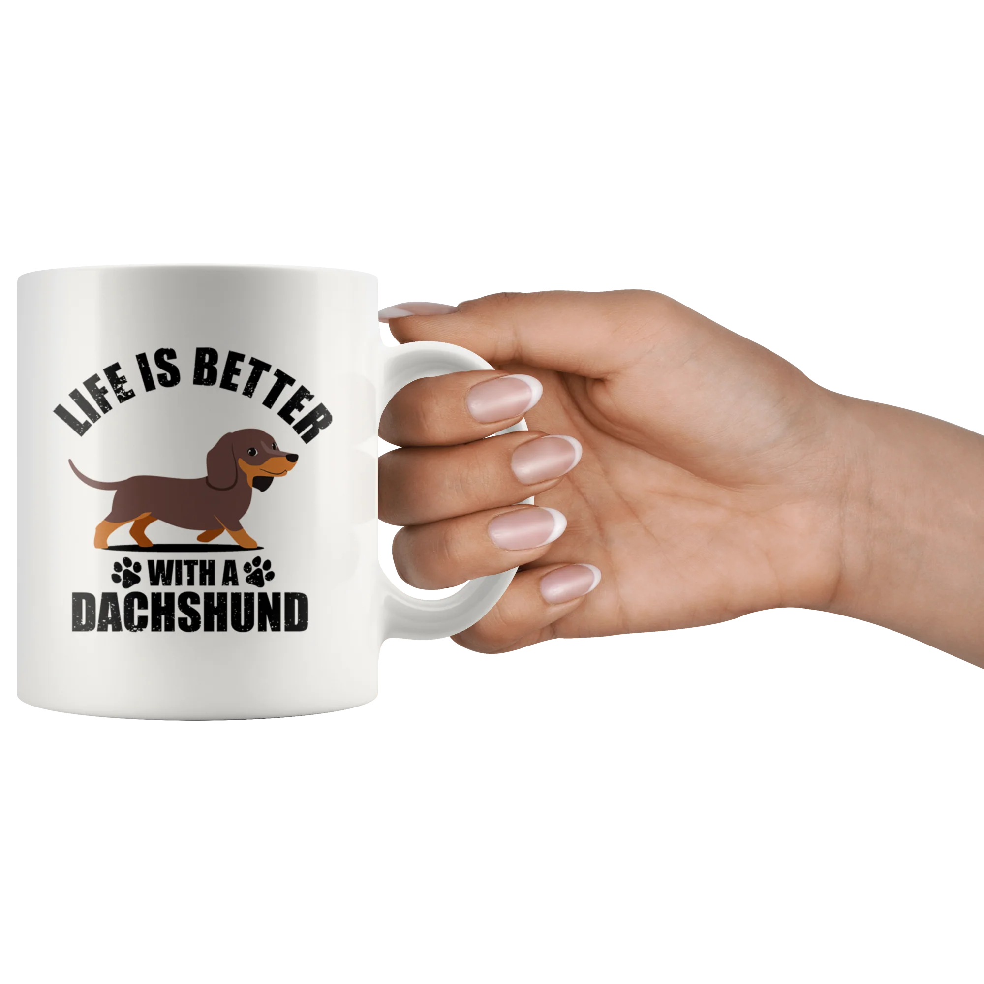 Life is Better with my Dachshund - Mug - Image 3