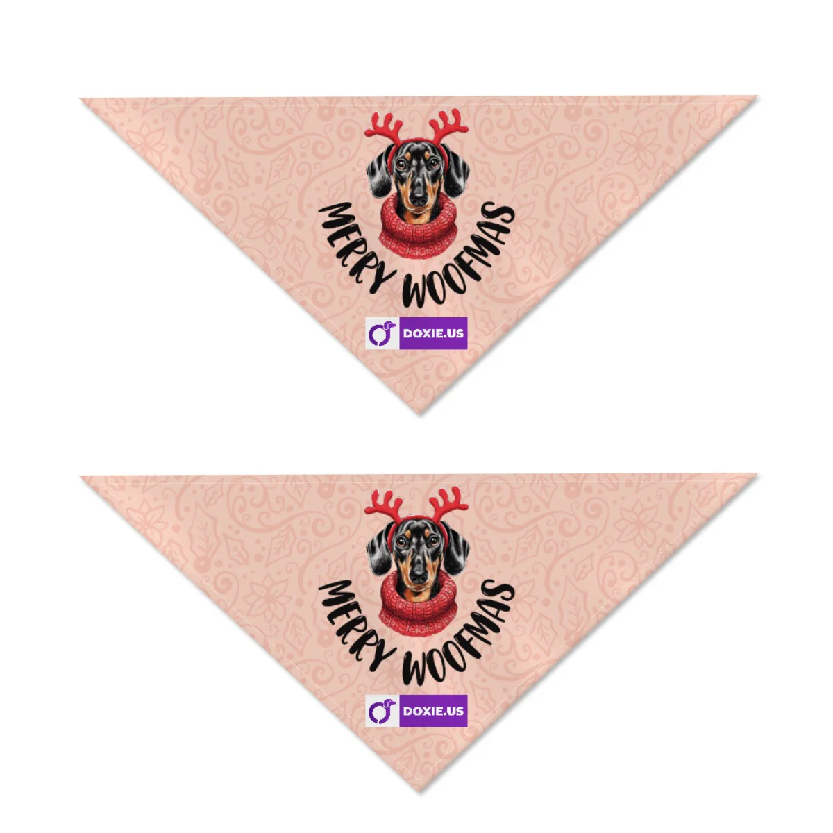 Merry woofmas  - Bandanas for Dachshunds - Image 3
