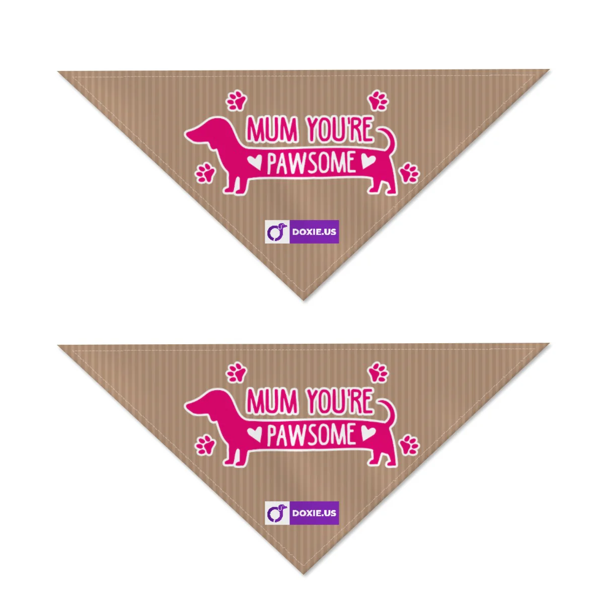 MUM YOU'RE PAWSOME - Bandanas for Dachshunds - Image 3