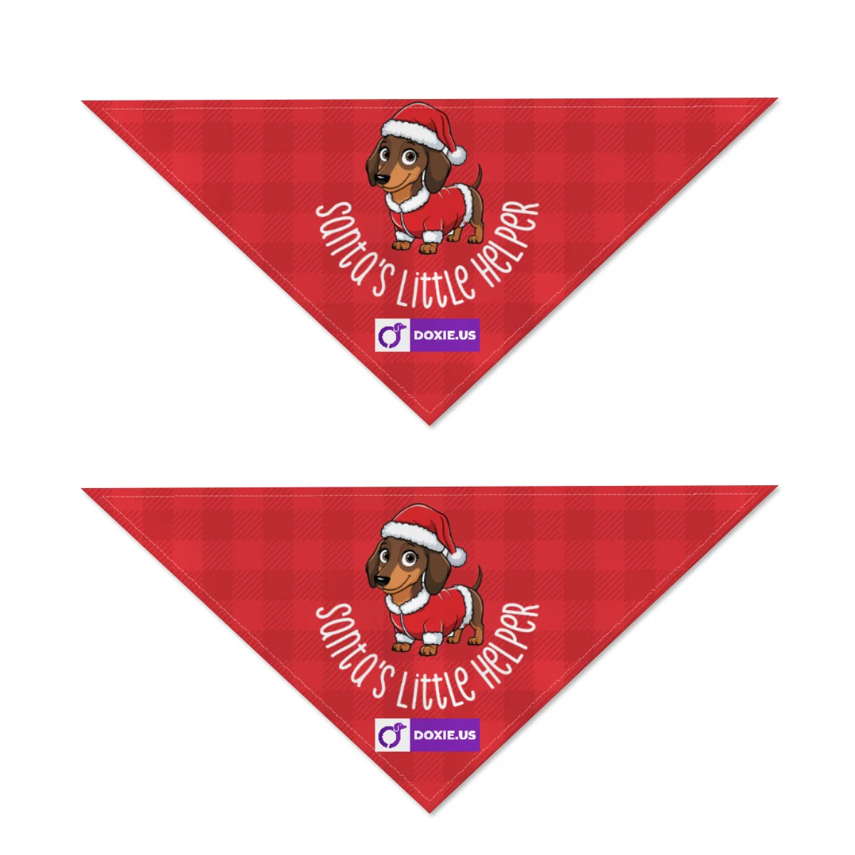 Santa's little helper - Bandanas for Dachshunds - Image 3